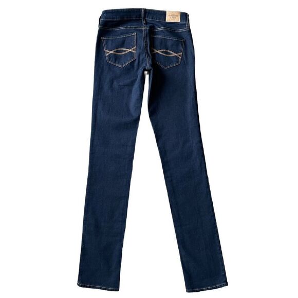 Abercrombie & Fitch “The A&F Skinny” Dark Wash Denim Jeans Women’s Size 2L - Picture 2 of 8